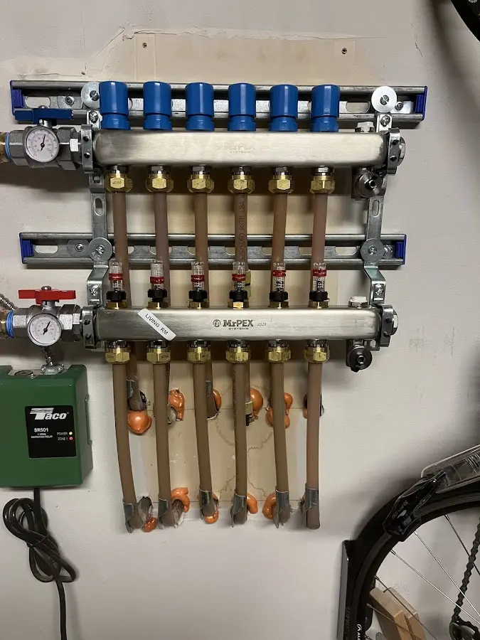 Plumber performing Gas Line Installation at a residential property in Phoenix